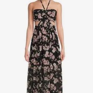 Maxi dress with side cut outs